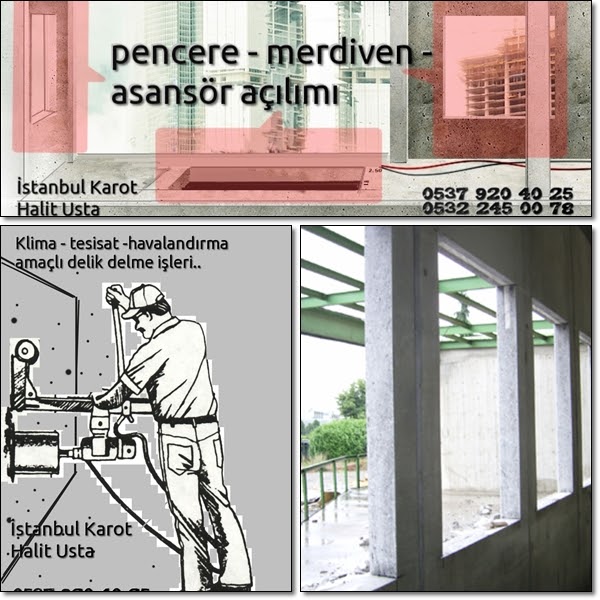 Karot ile delme avantajları ,Karotçu Halit Usta ,0537 920 40 25