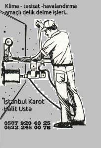 MAVİ Karot,Beton delme, Beton kesme, karot, Sürekli Hizmet, Tek Telefon, 0537 920 40 25,