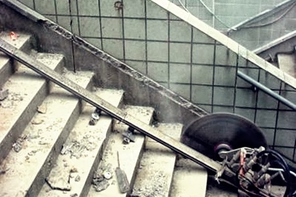 HİDROLİK-RAYLI BETON  KESME, MAVİ KAROT, 0537 920 40 25